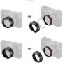 SmallRig 5848 Lens Hood For Fujifilm X100VI / X100V (Black)
