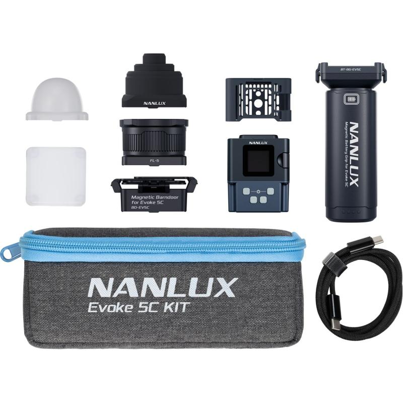 Nanlux Evoke 5C Kit LED Full-Colour Spot Light