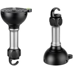 Leofoto Summit 75mm Video Bowl Long Handle w/ Hook