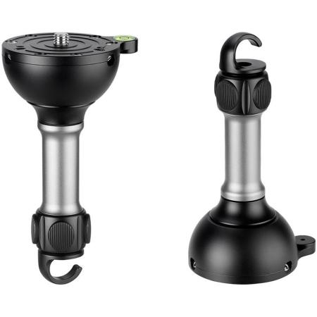 Leofoto Summit 75mm Video Bowl Long Handle w/ Hook
