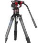 Leofoto Summit 75mm Video Bowl Long Handle w/ Hook