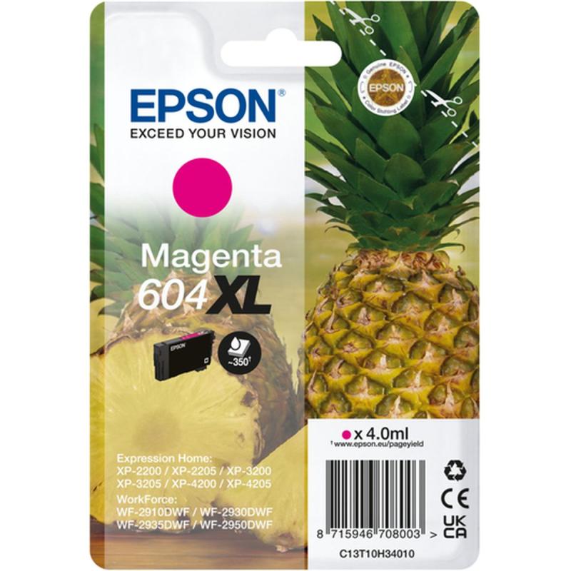 Epson Singlepack Magenta 604XL Ink