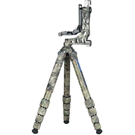 Leofoto Ranger LS-365C + PG-1 Full Camo Gimbal Head Kit