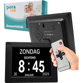 Pora&amp;Co Dementieklok 18cm