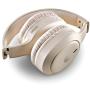 Auriculares Inalámbricos NGS Artica Tempest/ con Micrófono/ Bluetooth/ Beige