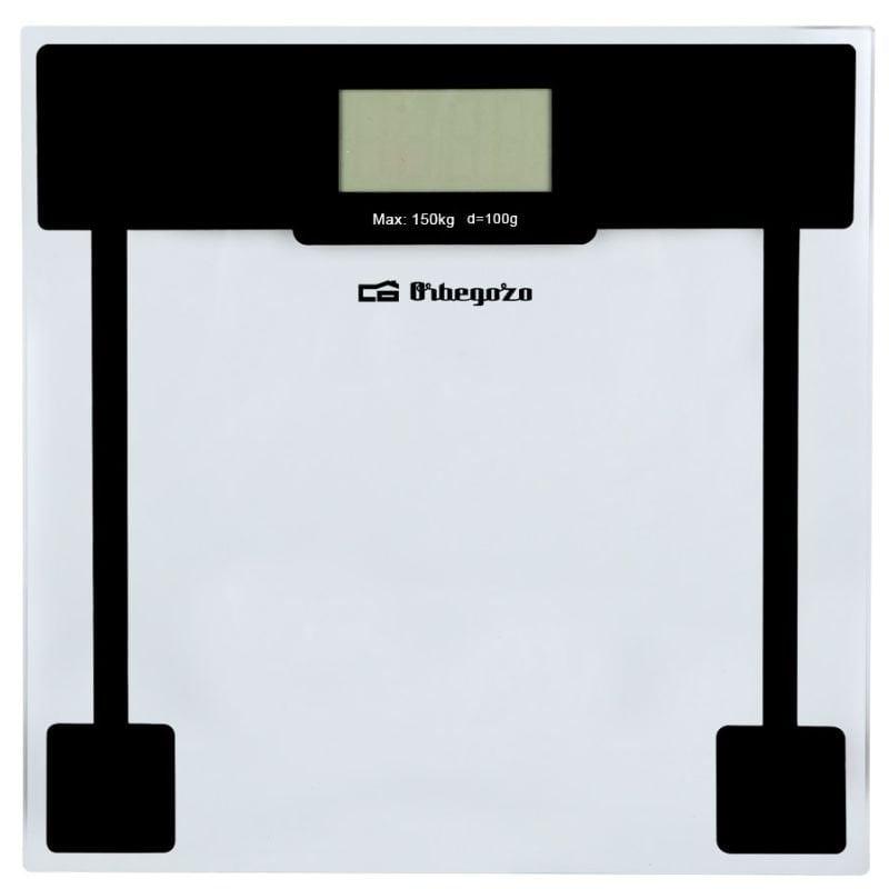 Báscula de Baño Orbegozo PB 2210/ Hasta 150kg/ Cristal