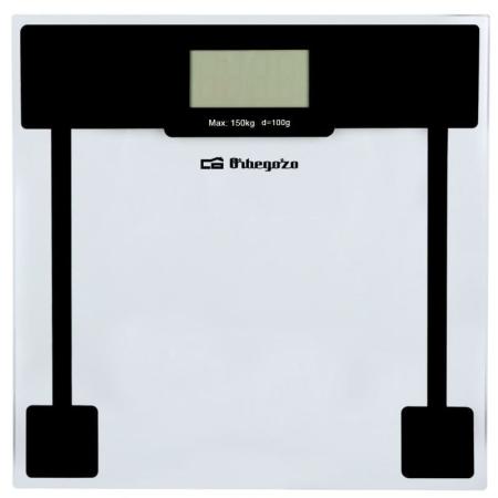 Báscula de Baño Orbegozo PB 2210/ Hasta 150kg/ Cristal