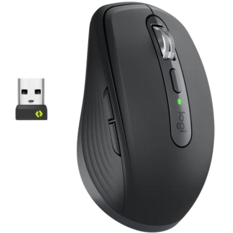 Ratón Inalámbrico Logitech MX Anywhere 3S For Business/ Batería recargable/ Hasta 8000 DPI/ Grafito