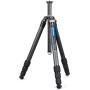 Leofoto MR O LO-284C Carbon Tripod w/ Leveling Middenzuil