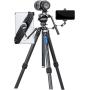 Leofoto MR O LO-284C Carbon Tripod w/ Leveling Middenzuil