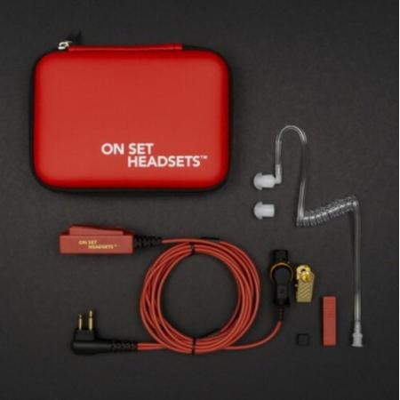 On Set Headsets FilmPro Elite Series Headset For Motorola (Red Dragon)