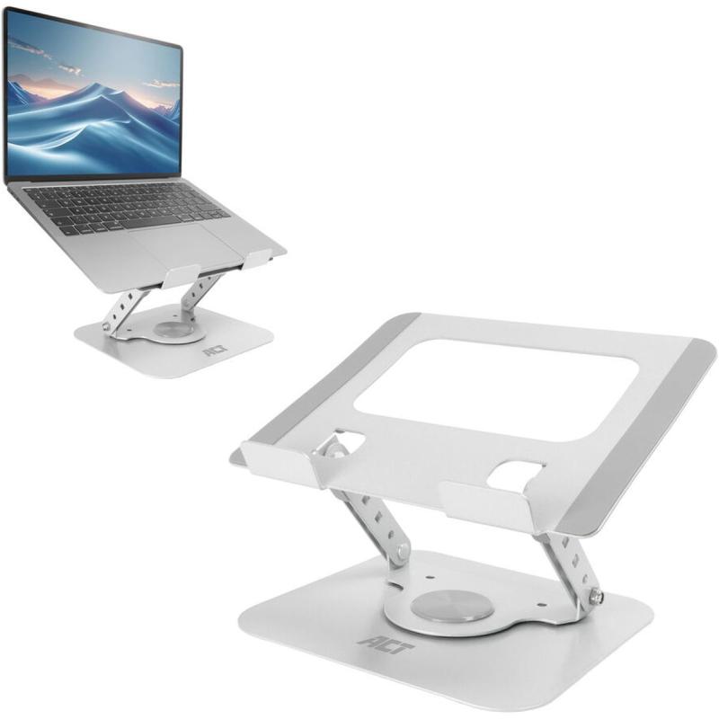 ACT Laptop Stand 360° Rotatable Stepless Height Adjustable ACT Essentials