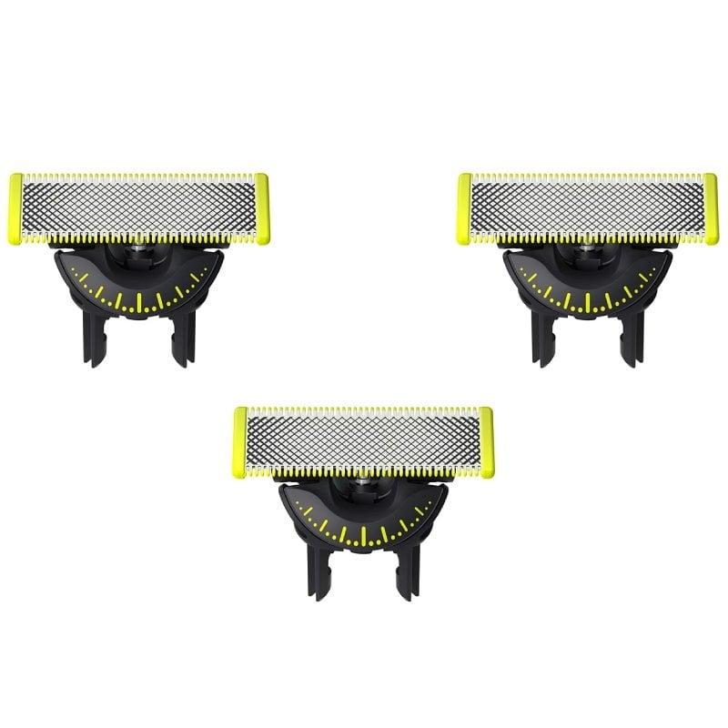 Cabezal de Reemplazo para Afeitadora Eléctrica Philips OneBlade/ Pack 3