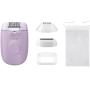 Depiladora Philips Epilator Series 4000 BRE257/ con Batería/ 4 Accesorios