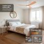 Ventilador de Techo Grunkel SKYSTYLE52/ 35W/ 3 Aspas 132cm/ 6 Velocidades