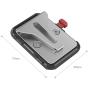 SmallRig 2990 Mini V Mount Battery Plate w/ Belt Clip