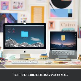 Logitech MX Keys Mini For Mac Minimalist Wireless Keyboard
