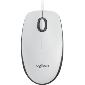 Logitech Mouse M100 - White - EMEA