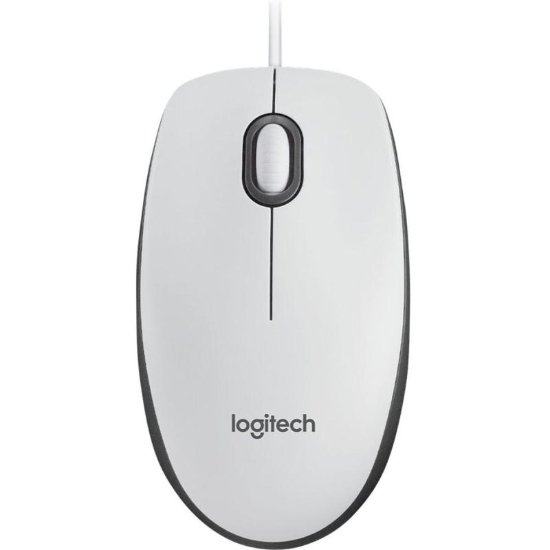 Logitech Mouse M100 - White - EMEA