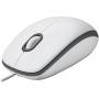 Logitech Mouse M100 - White - EMEA