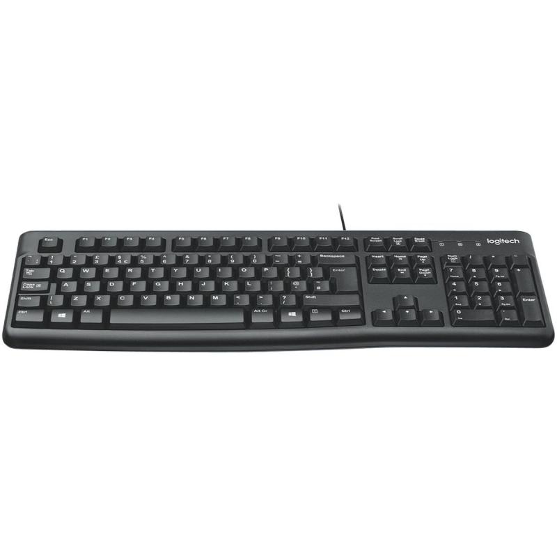 Logitech K120 Corded Keyboard Black (Esp)