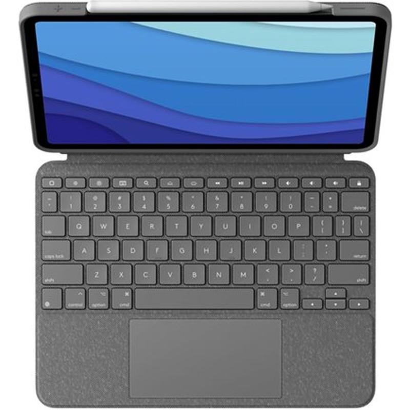 Logitech Combo Touch - Grey - Central (FR)