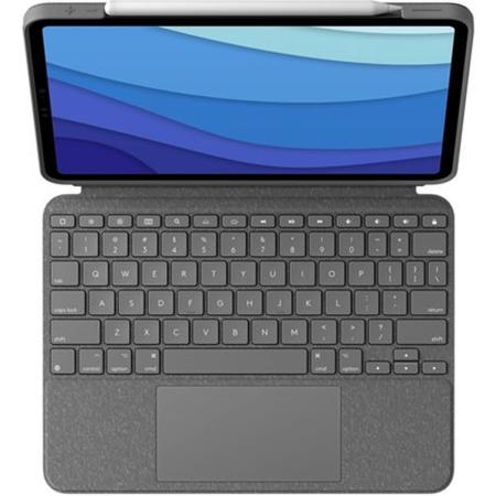 Logitech Combo Touch - Grey - Central (FR)