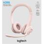 Logitech H390 USB Computer Headset - Rose - EMEA-914