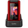 Teléfono Móvil Qubo X-247RDC 4G para Personas Mayores/ Rojo