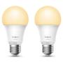 Bombilla Inteligente TP-Link Tapo L510E/ Casquillo E27/ 8.7W/ 806 Lúmenes/ 2700K/ Pack 2