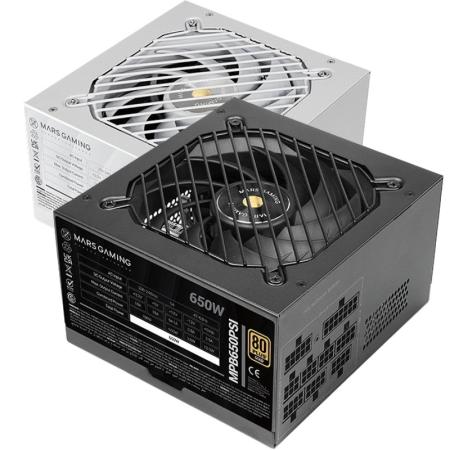 Fuente de Alimentación Mars Gaming MPB650PSI/ 650W/ Ventilador 12cm/ 80 Plus Gold