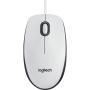 Logitech M100 Mouse White USB - EMEA