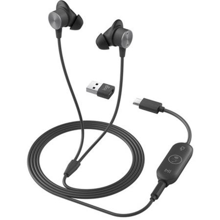 Logitech Zone Wired Earbuds UC - Graphite