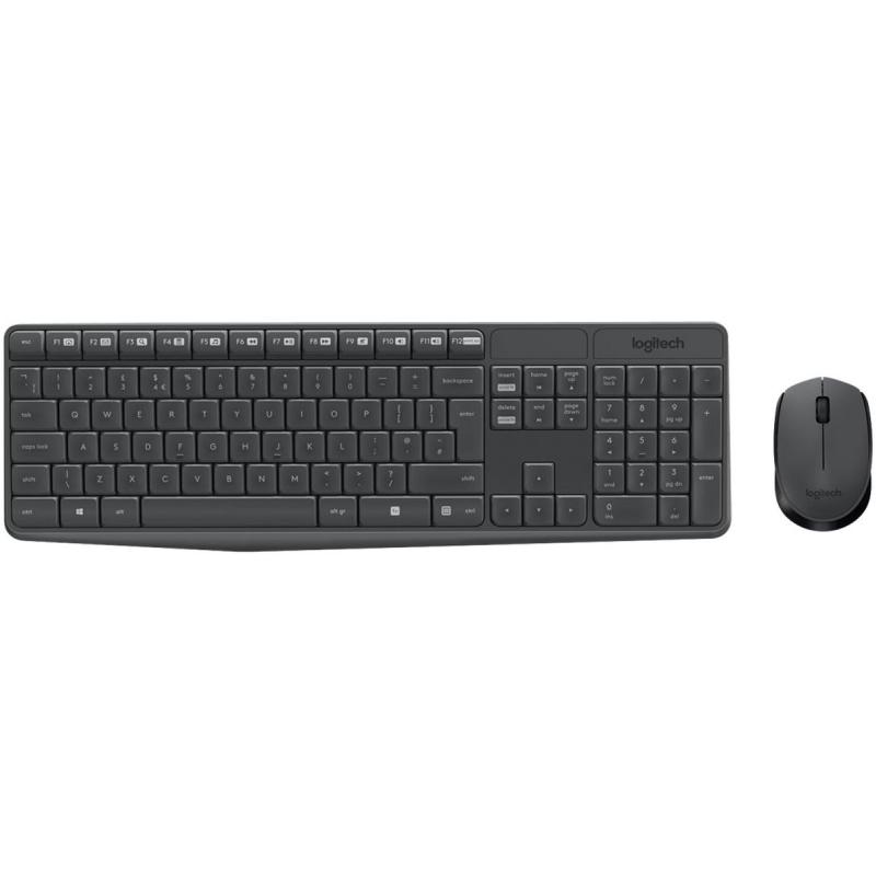 Logitech MK235 Wireless KD Mouse Grey (Ita)