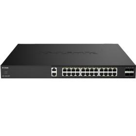 Switch Gestionable D-Link DXS-1250-28YP/E 24 Puertos/ RJ-45 10Gbps/ SFP/ PoE