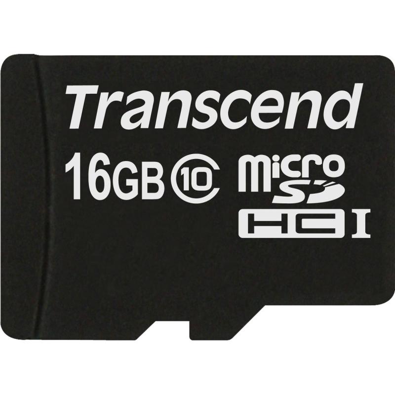 Transcend MicroSDHC 16GB R30MB/s CL10
