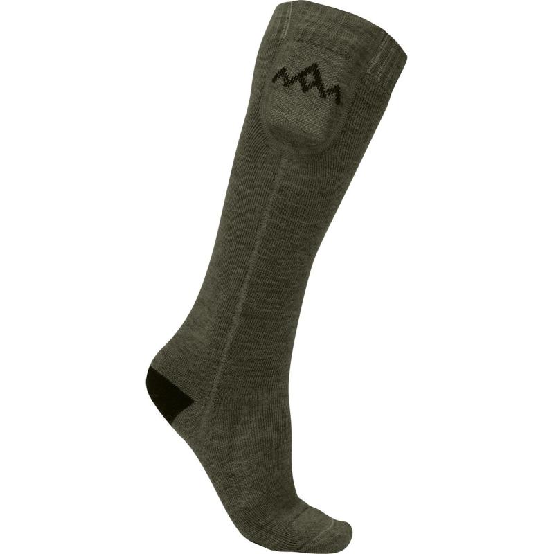 Heat Experience Heatx Heated Everyday Socks W/Batt V2 L Olive Green