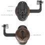 SmallRig 5237 Wooden Side Handle w/ 1/4-20 Screw