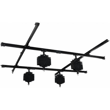 Falcon Eyes Ceiling Rail System B-3030D 3x3 M w/ 4 Pantographs