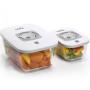 Pack de 2 Recipientes de Cristal Laica VT33060/ con Funcion al Vacio/ Capacidad 0.5 - 1.5L