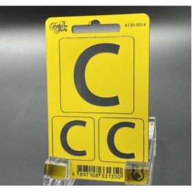 Forty One Thirty Camera Id&amp;#039;s C 2x25 &amp;amp; 1x50mm w/ Velcro Yellow/White