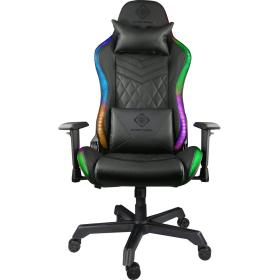 Deltaco Gaming DC410 Gaming Chair w/ Full RGB Lighting Pu Leather - Black