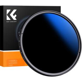 K&amp;F Concept Variabel ND Filter ND2-2000 Nano C - 77mm