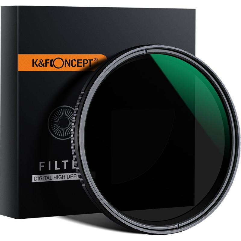 K&amp;F Concept Variabel ND Filter ND8-2000 Super Slim - 55mm