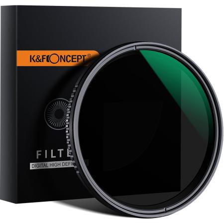 K&amp;F Concept Variabel ND Filter ND8-2000 Super Slim - 55mm
