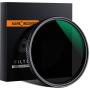 K&amp;F Concept Variabel ND Filter ND8-2000 Super Slim - 52mm