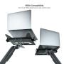 Soporte TooQ TQLH1117-B para Portátiles hasta 17.3'/ Hasta 9Kg