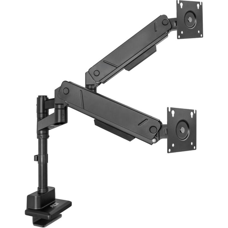 ACT Monitor Arm 34 inch Office Solid Pro Gas Spring Pole Mounted 2 Monitors