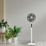 Ventilador de Pie Daewoo DW9007/ 80W/ 5 Aspas 25cm/ 3 Velocidades