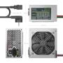 Fuente de Alimentación Aisens ASPC-500ATX-PSE/ 500W/ Ventilador 12cm